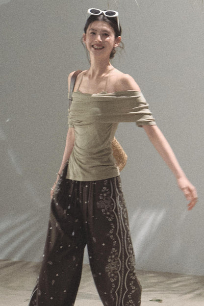 Desert One-Shoulder Top