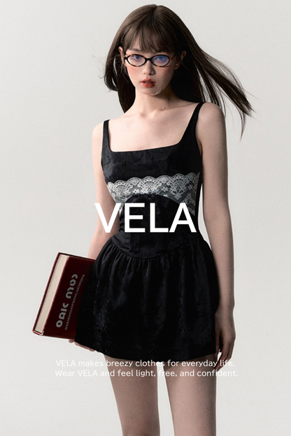 Summer Lace Jacquard Dress