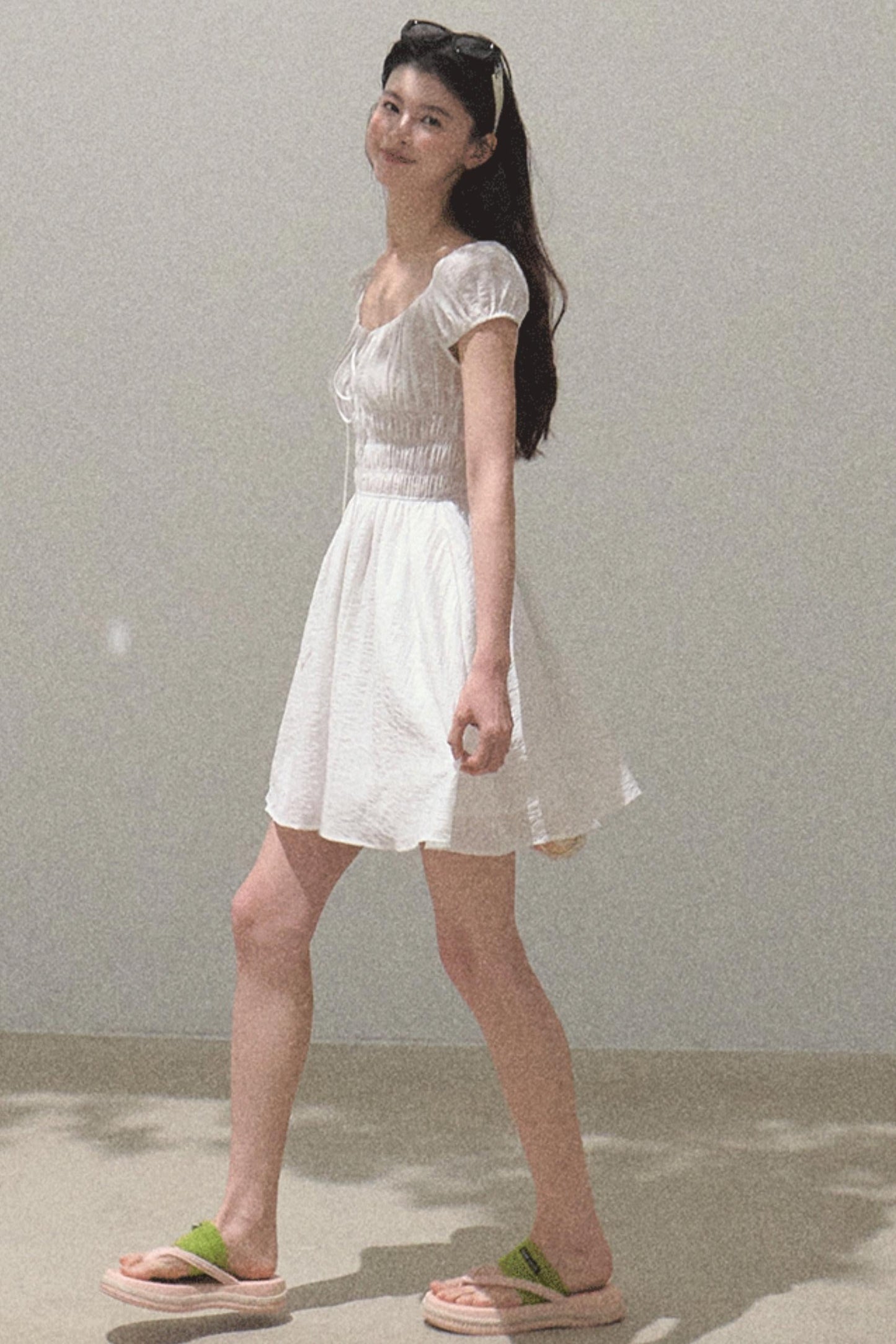 Blissful Tomato Leaf Dress