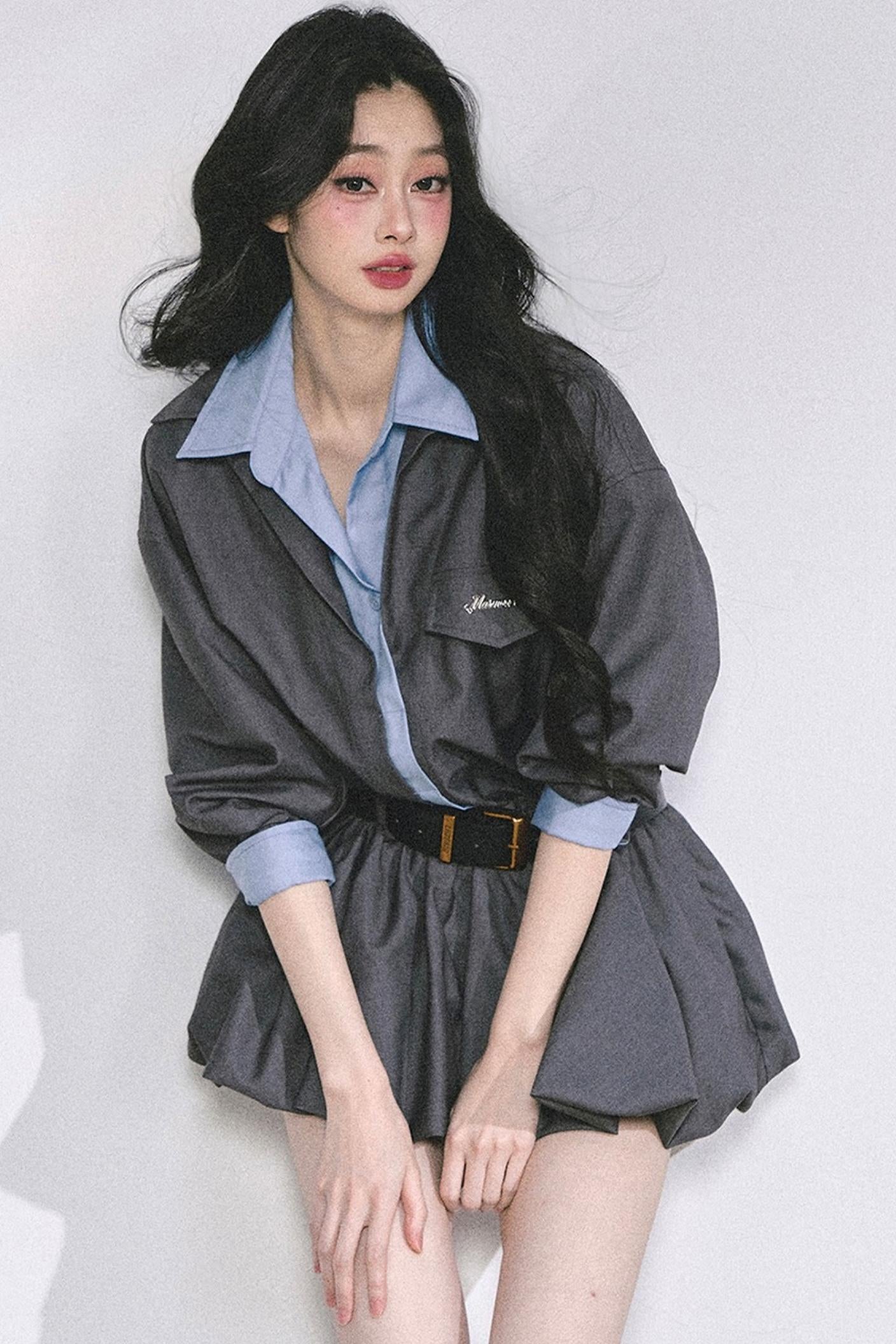 Autumn Bud Slim Dress Set-Up