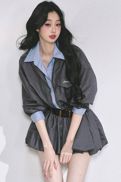 Autumn Bud Slim Dress Set-Up