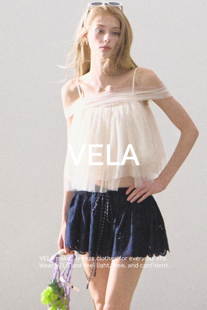 Moonlit Mesh Camisole Top