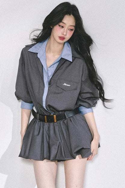 Autumn Bud Slim Dress Set-Up