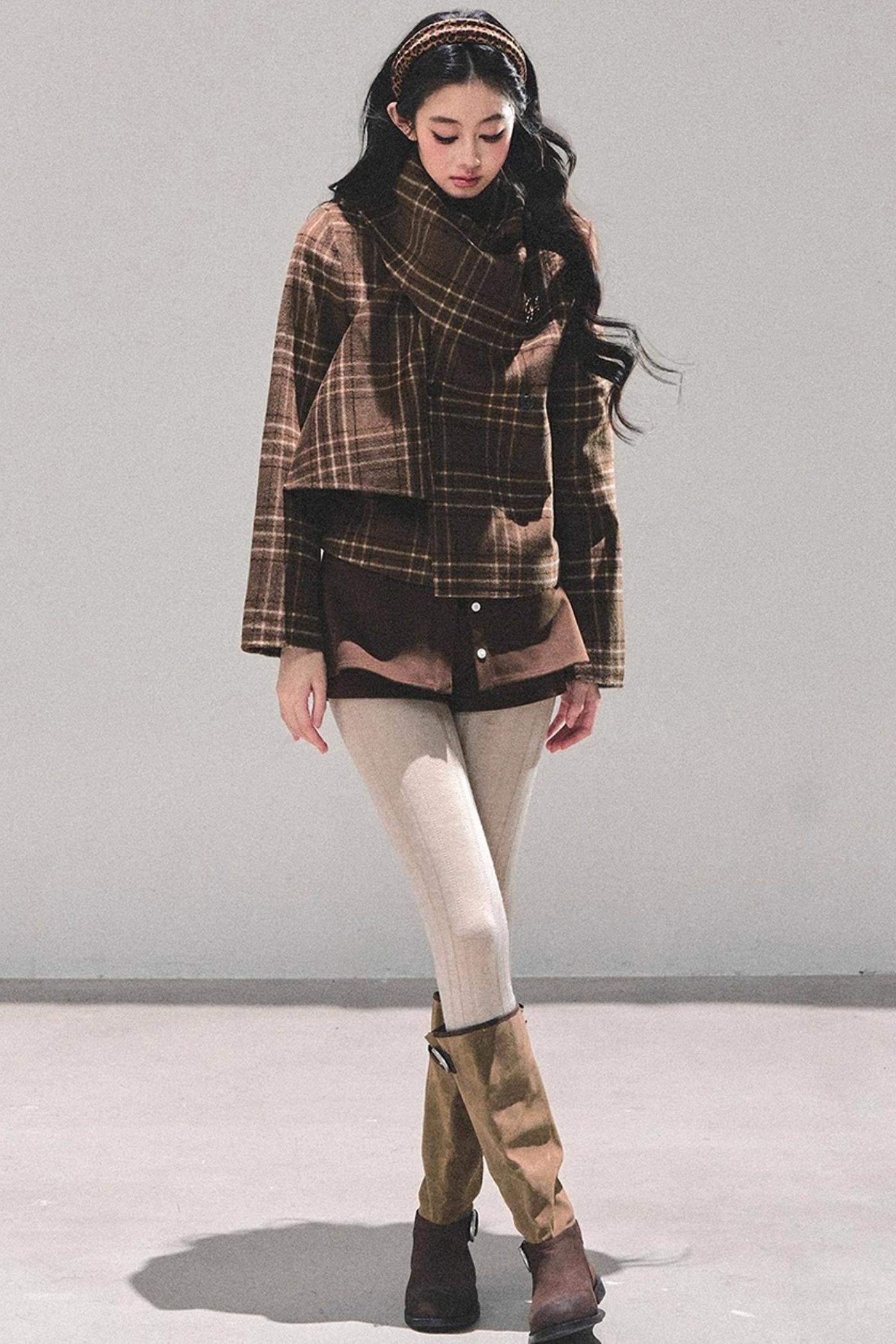 Black Autumn A-Line Shorts