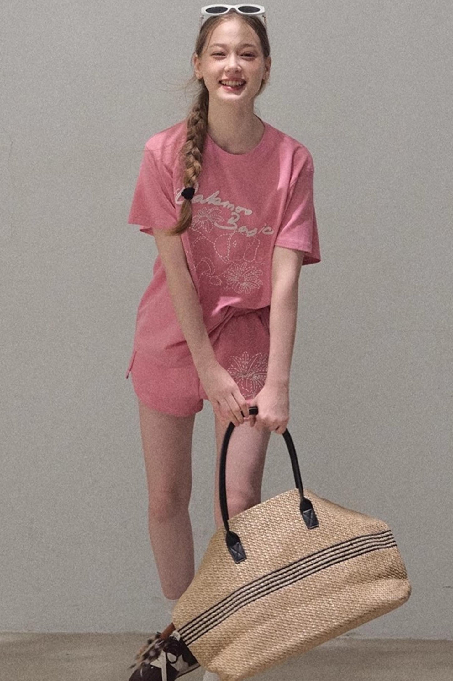 Cotton Lounge Top Shorts Set-Up