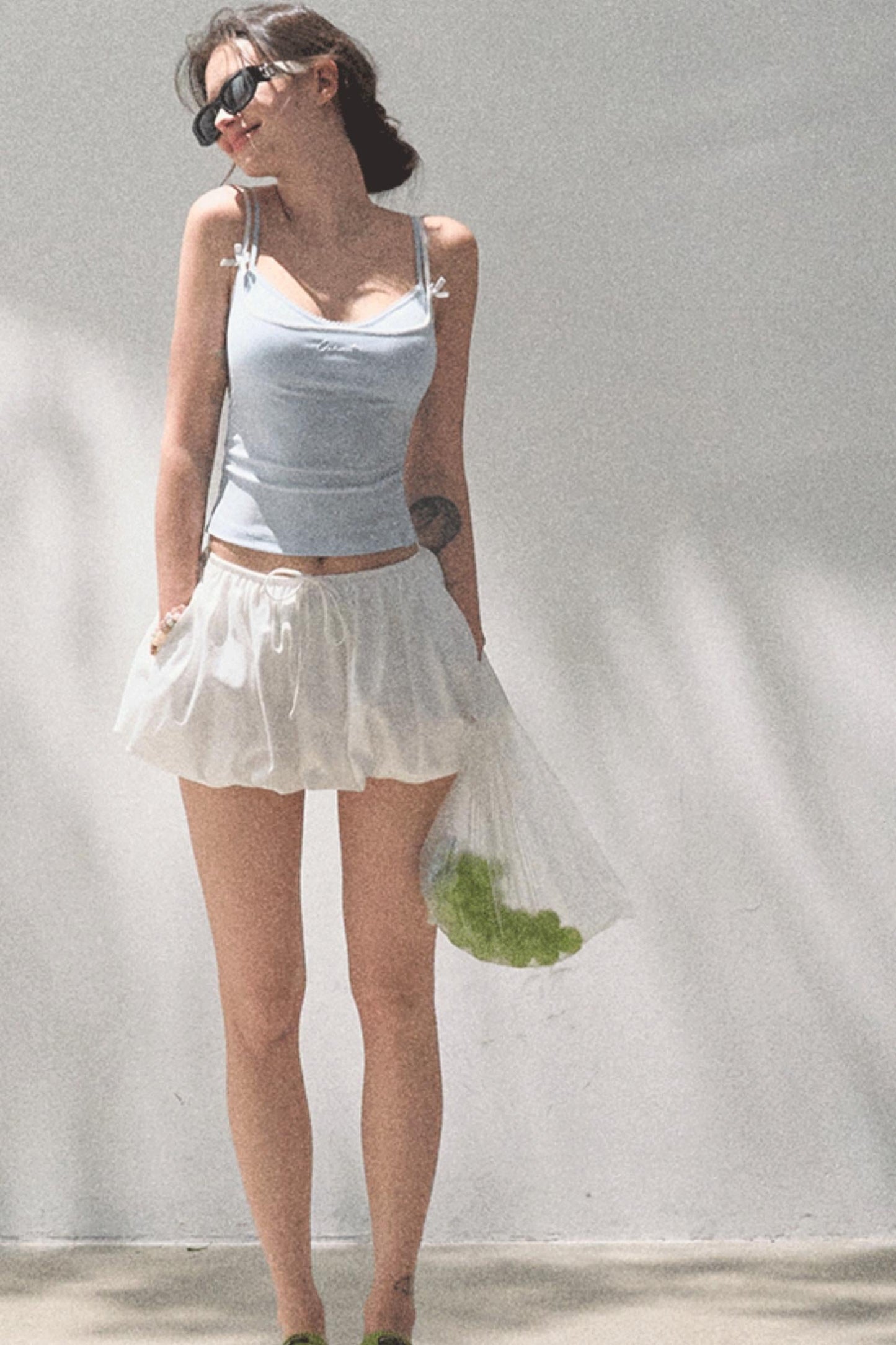 Stretch Chambray Camisole Set