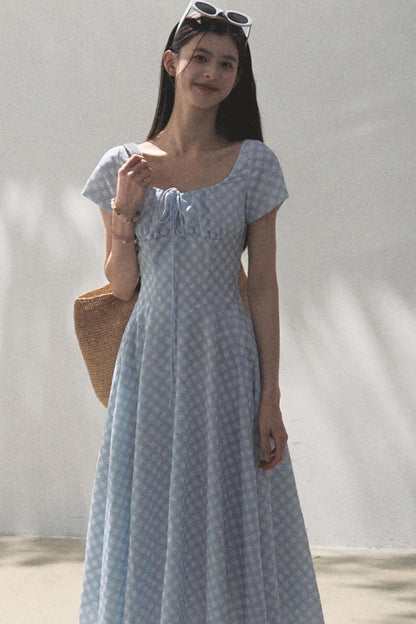 Sweet Bow Tie Mini Dress