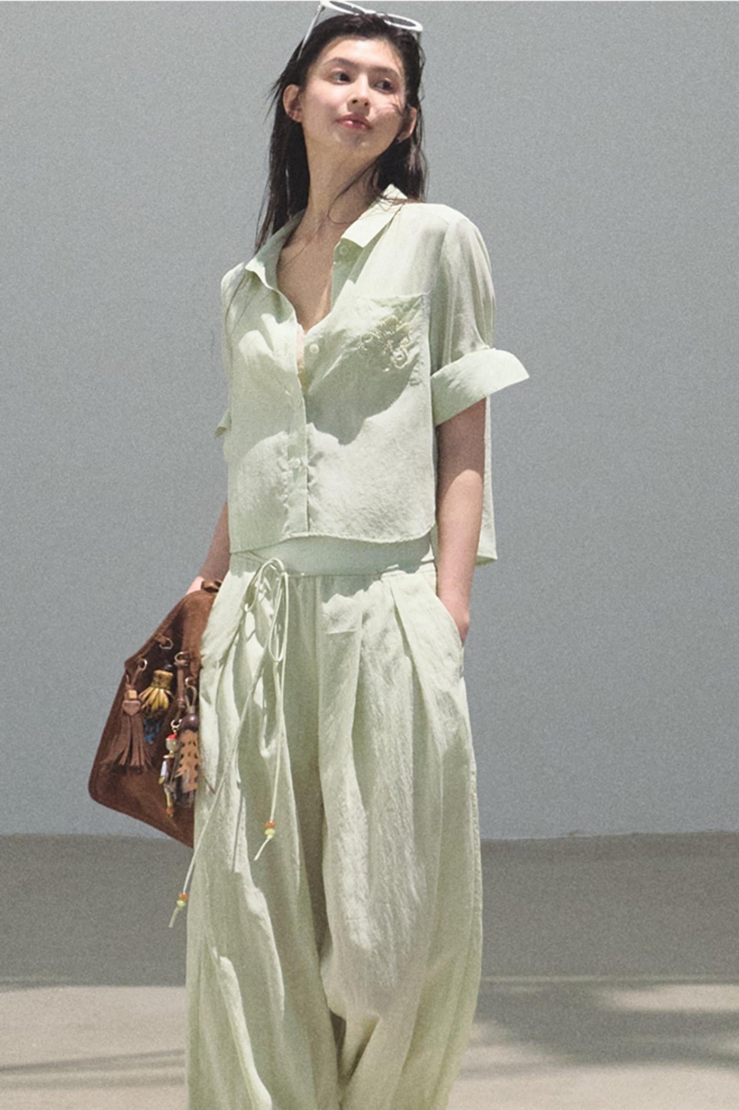 Lake Lyocell Beaded Shirt