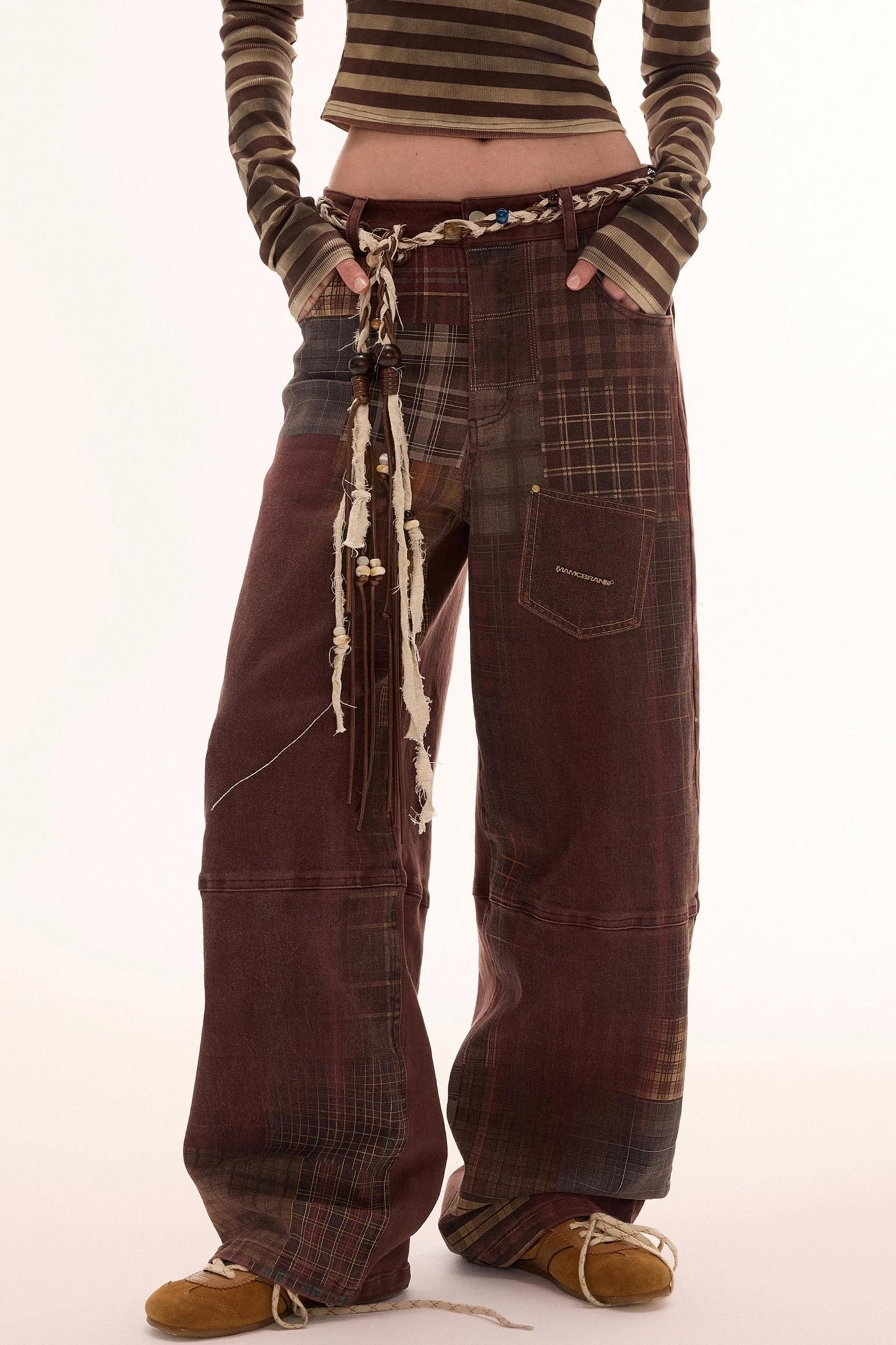 Versatile Printed Women's Jeans