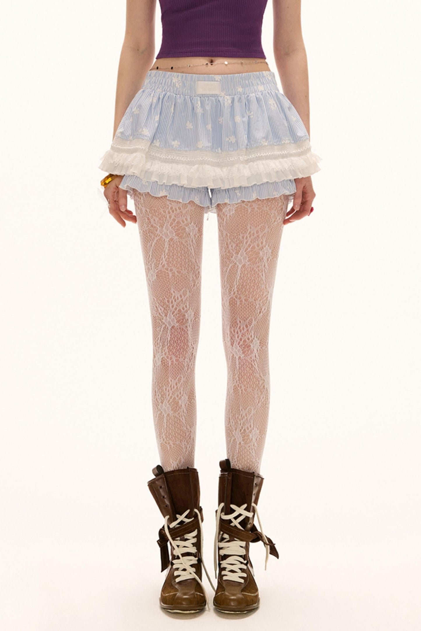 Summer Floral Bustier Skirt