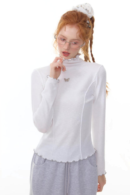 American Slim High Neck Top