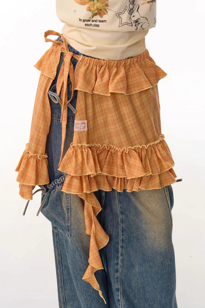 Irregular Pleated Lace Dress