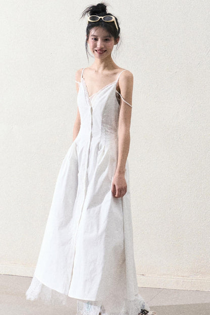 Elegant Waist Slip Dress