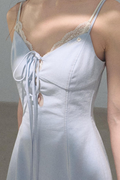 Tranquility Denim Slip Dress