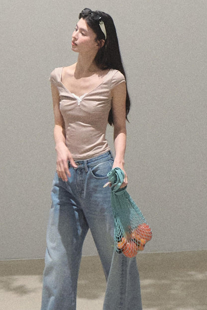 Whispering V-Neck Tee