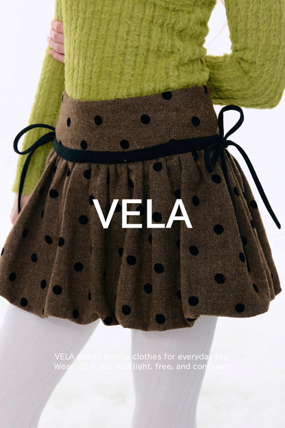 Retro Polka Dot Skirt