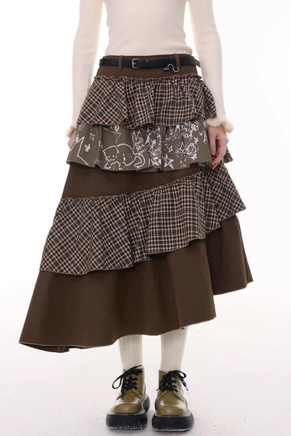 秋冬季高腰显瘦裙