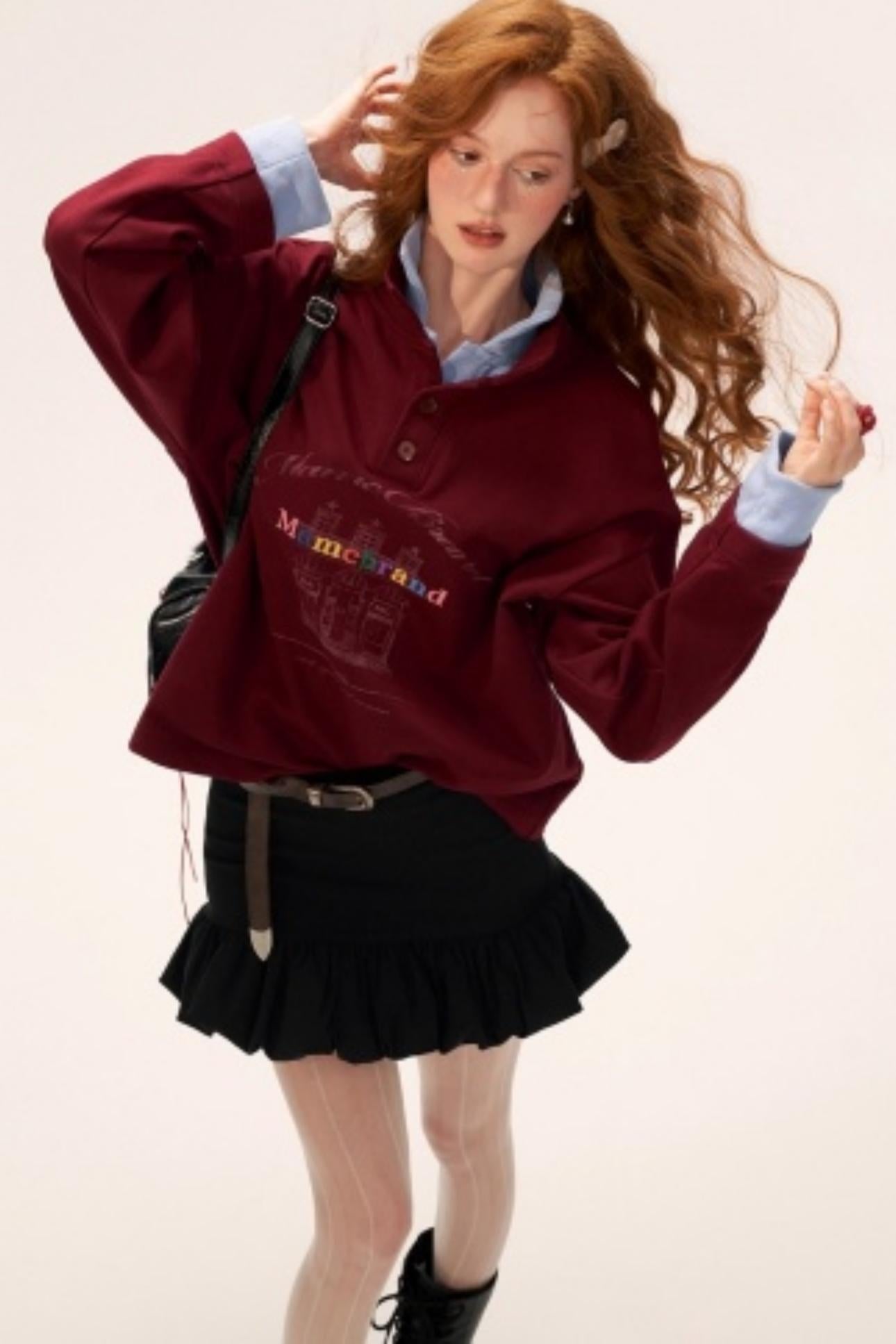 Pleated Flower Bud High-End Skirt