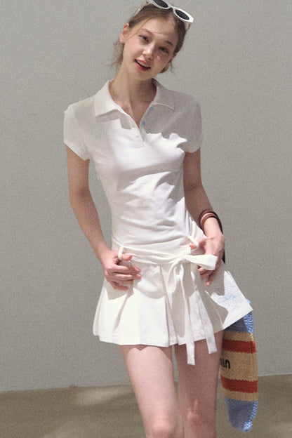 Cool Cotton Polo Skirt Set-Up