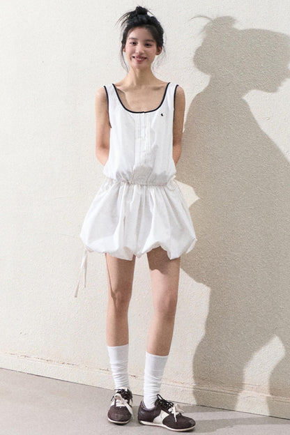 Sporty Chic Bud Skirt Dress