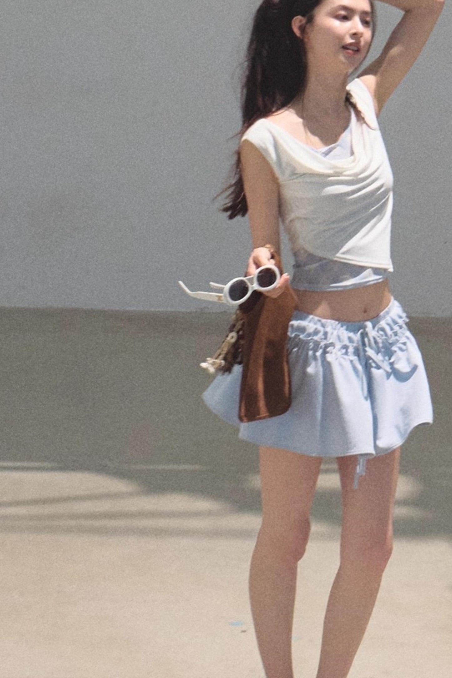 Rising Check Slim-Fit T-Shirt