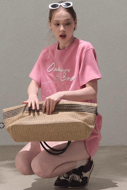 Cotton Lounge Top Shorts Set-Up