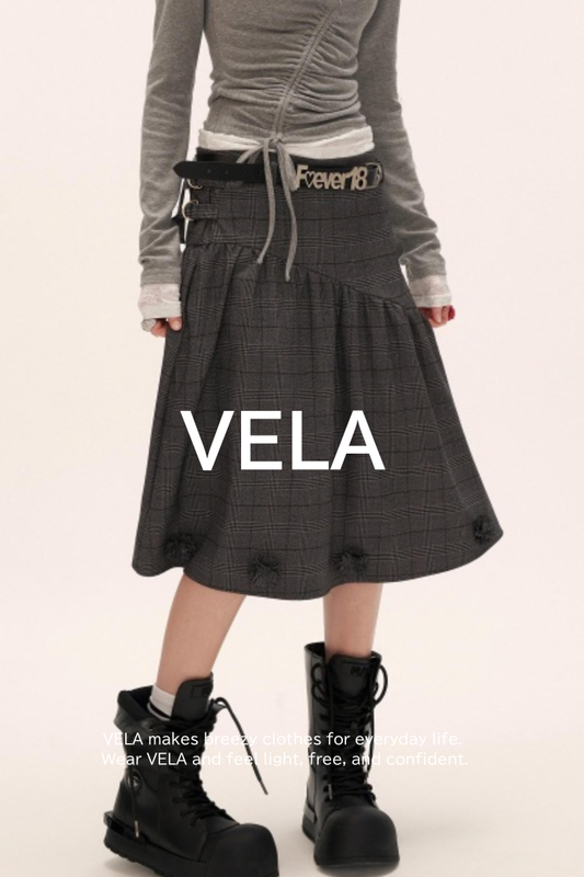 Flower High-End Mid-Length Skirt