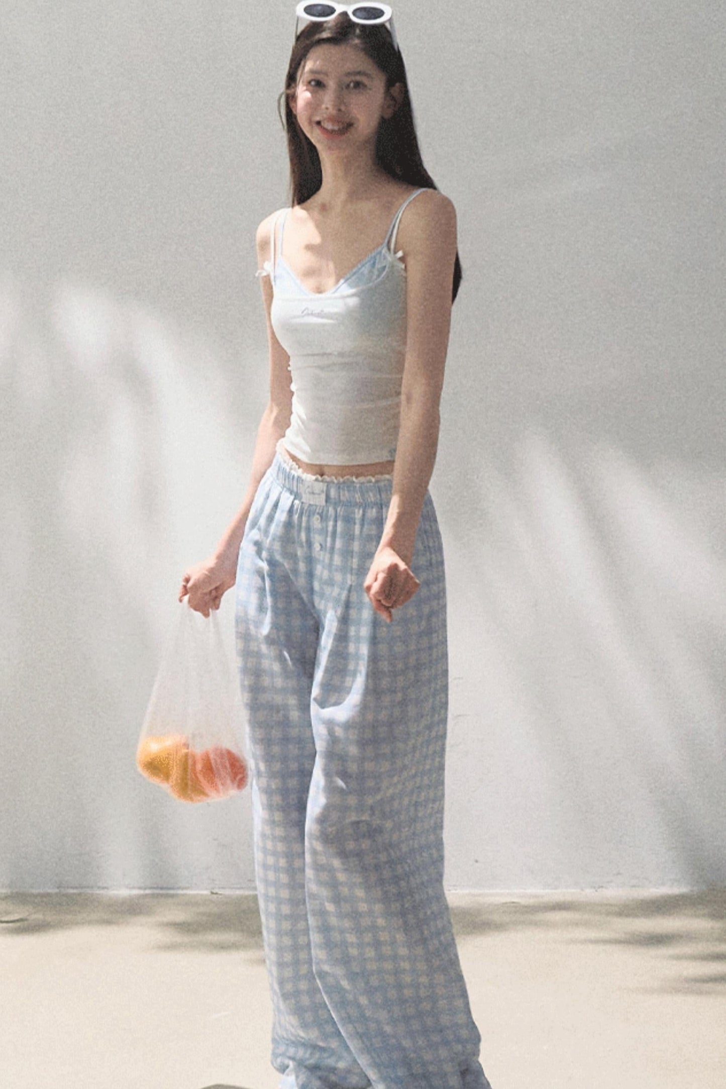 Wide-Leg Tencel Hemp Pants