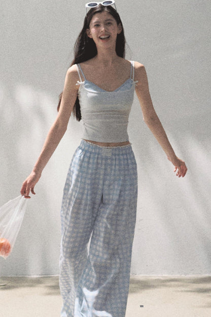 Stretch Chambray Camisole Set