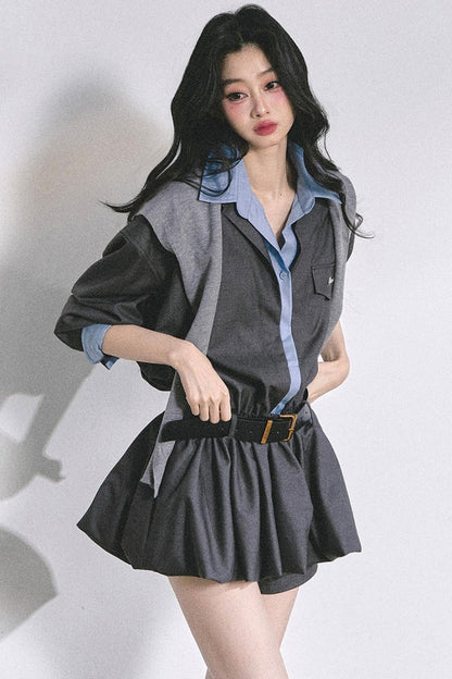 Autumn Bud Slim Dress Set-Up