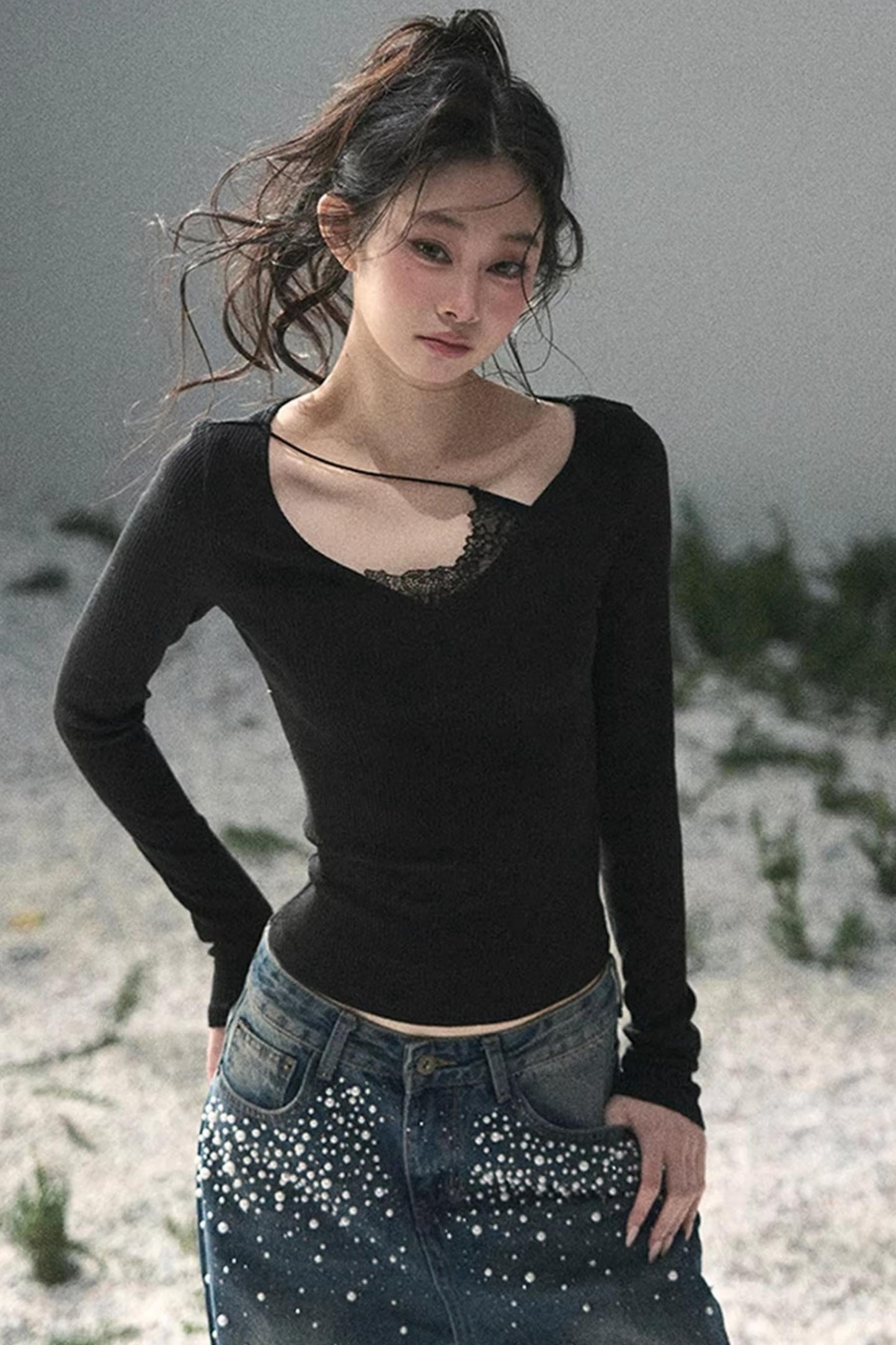 Day and Night Knitted Top