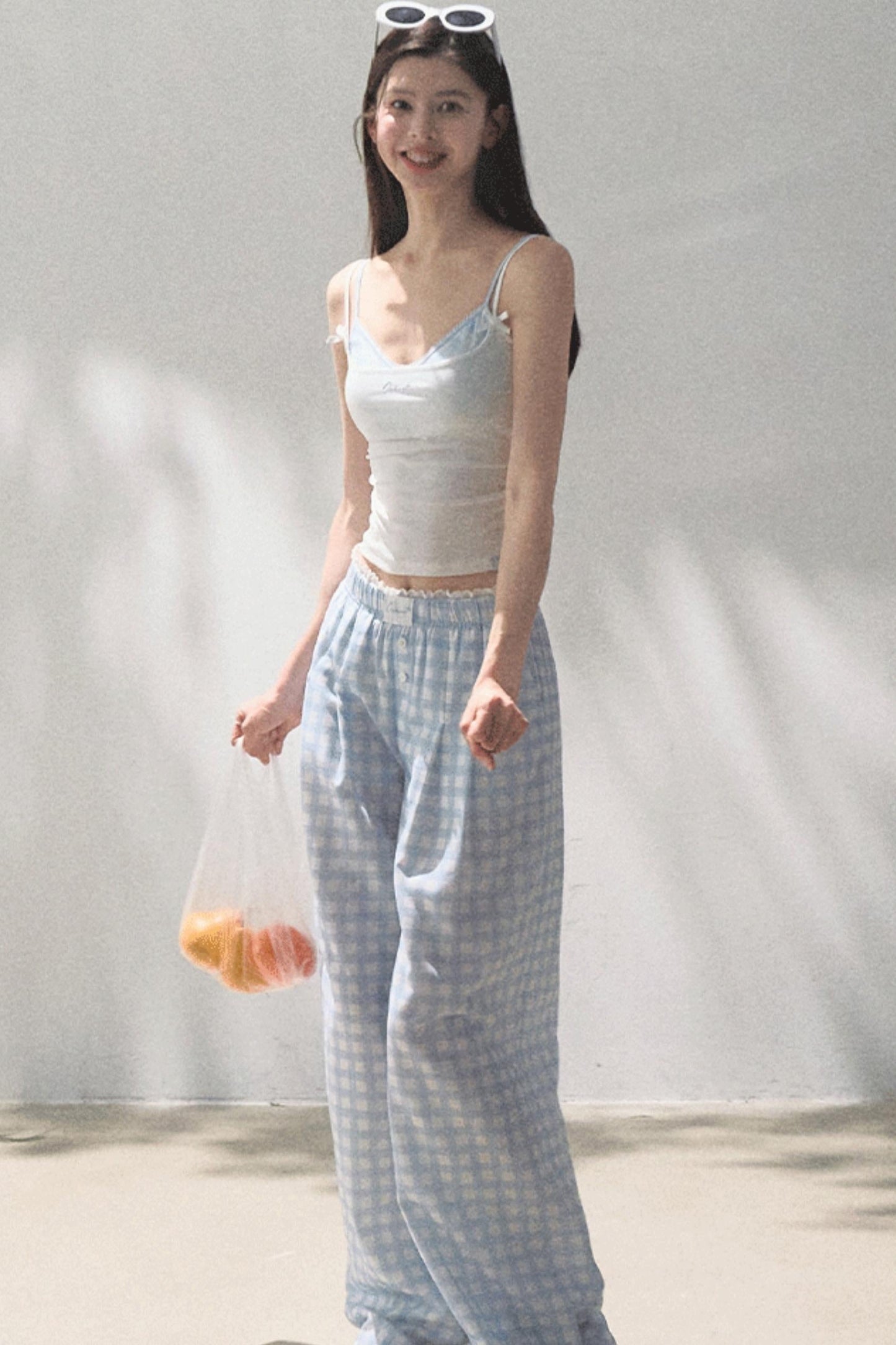 Stretch Chambray Camisole Set