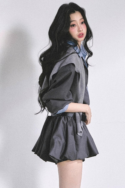 Autumn Bud Slim Dress Set-Up