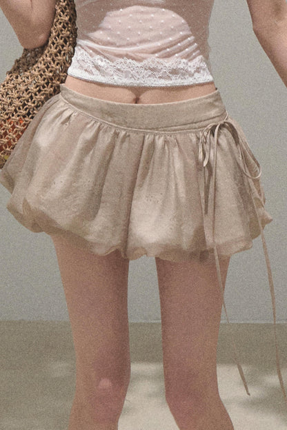 Floral Peplum Culottes Skirt Set