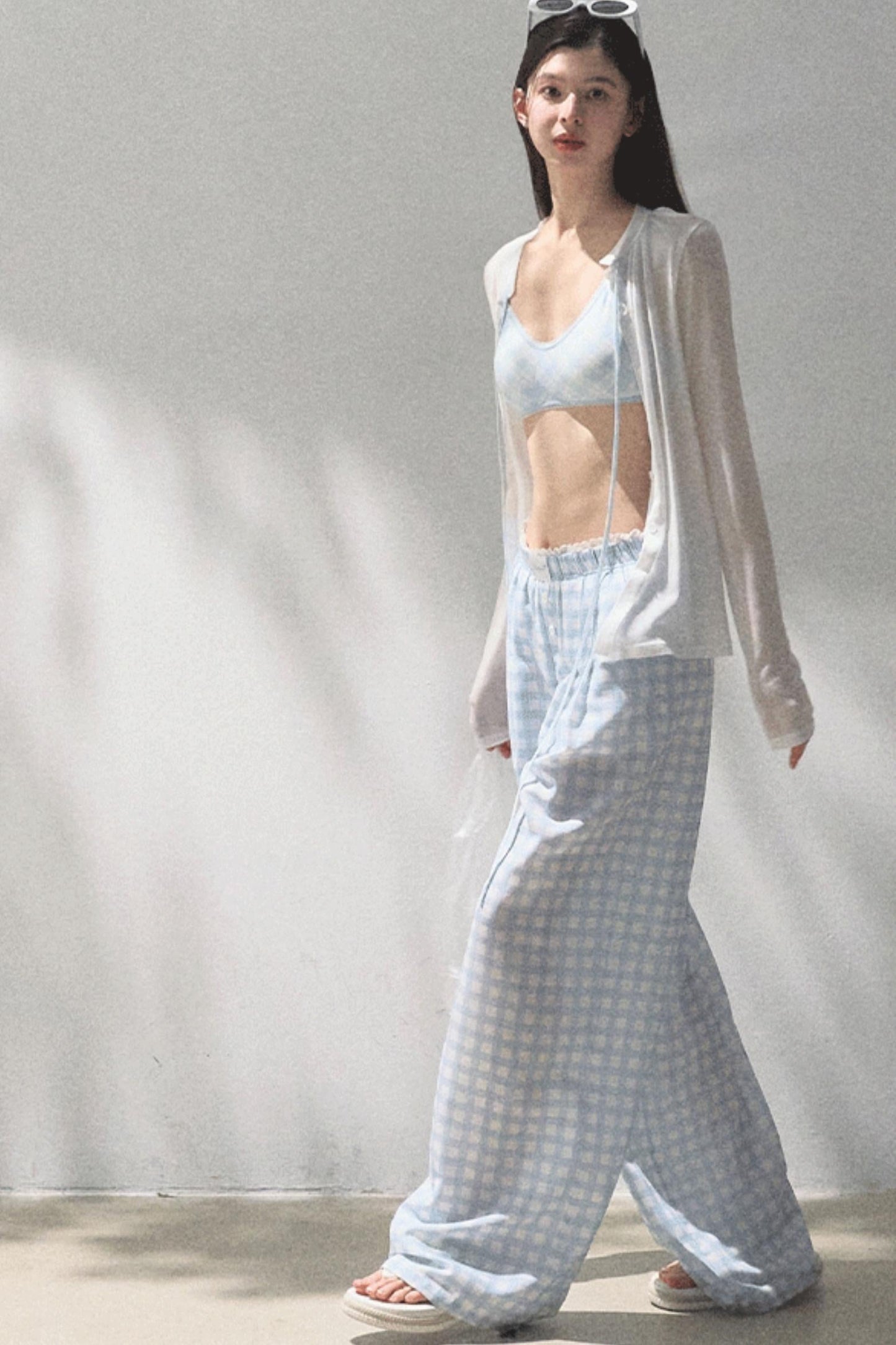 Wide-Leg Tencel Hemp Pants