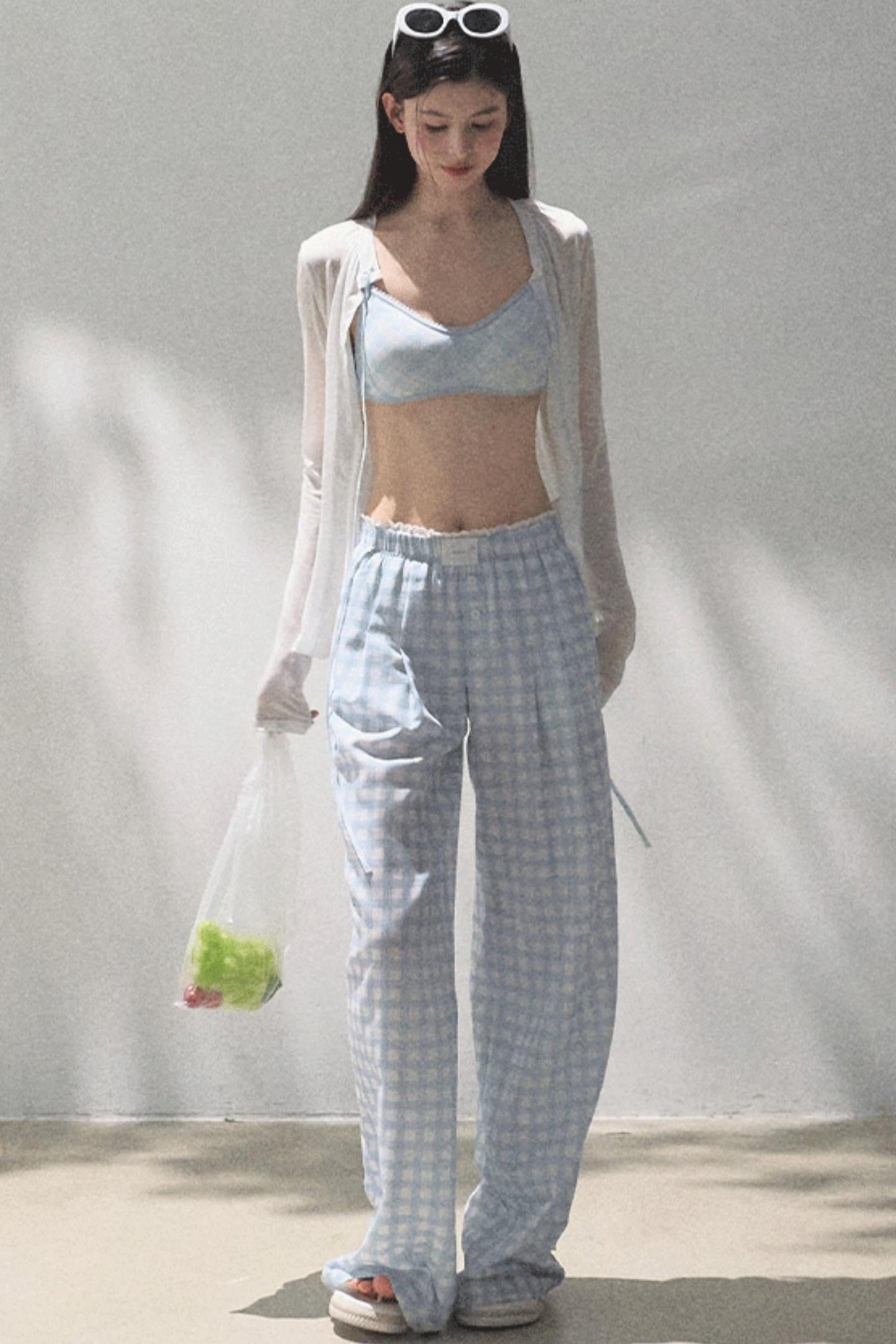 Wide-Leg Tencel Hemp Pants