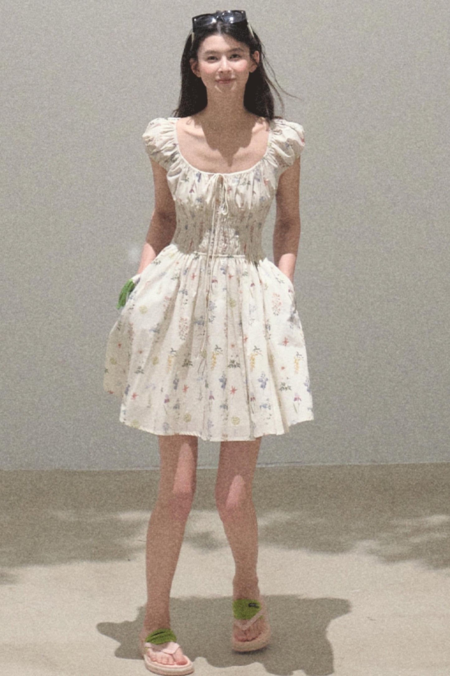 Blissful Tomato Leaf Dress