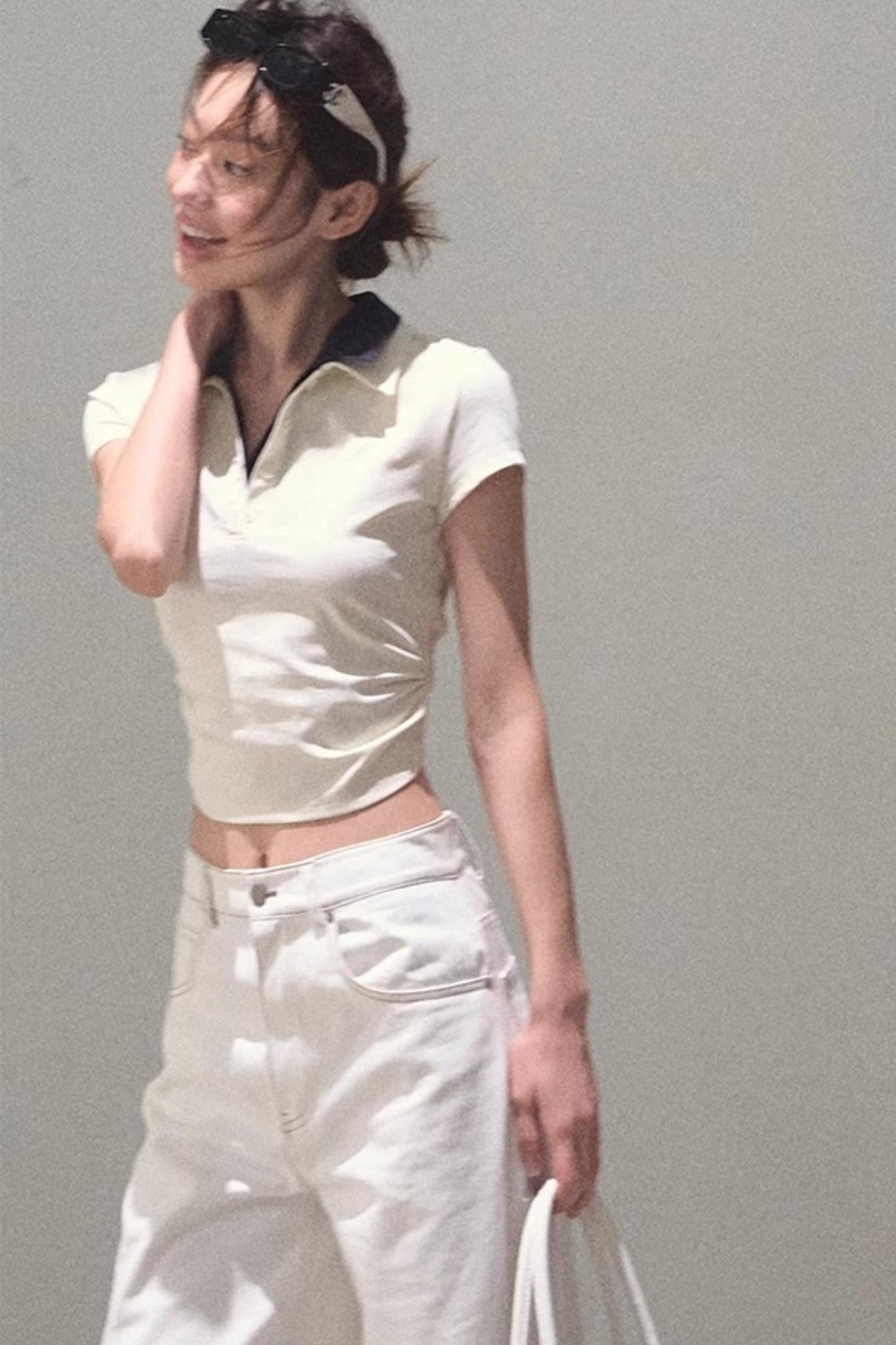 Vintage Lace Poncho Polo Skirt Set-Up