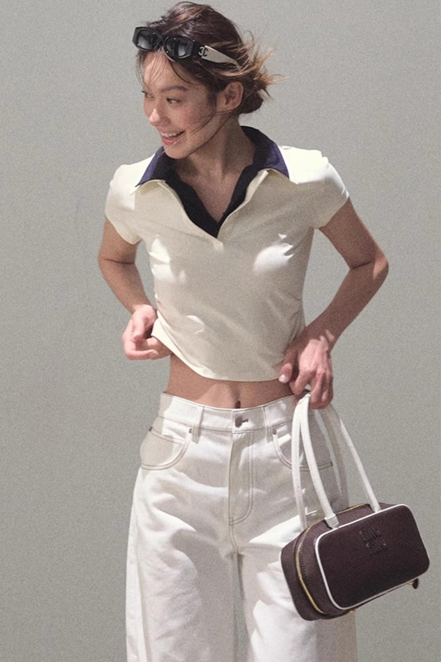 Vintage Lace Poncho Polo Skirt Set-Up