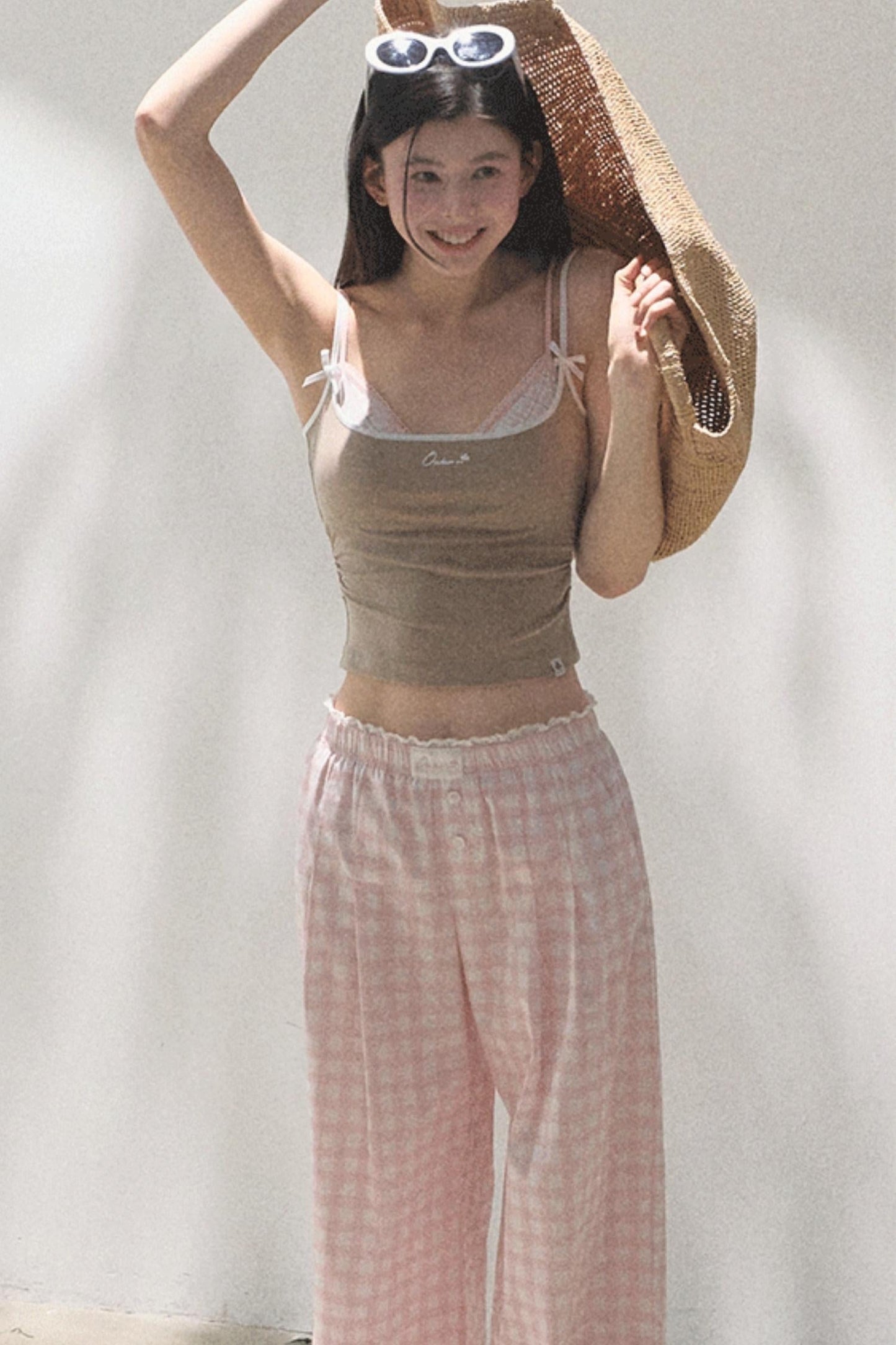 Stretch Chambray Camisole Set