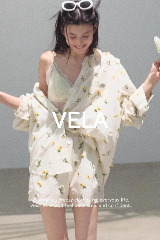 Flowers Cotton Embroidered Casual Shirt Set-Up