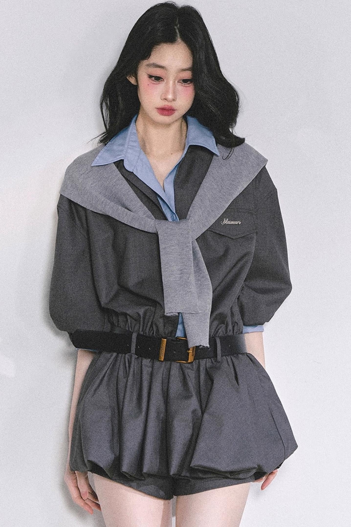 Autumn Bud Slim Dress Set-Up