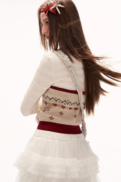 Fair Isle Knit Vest