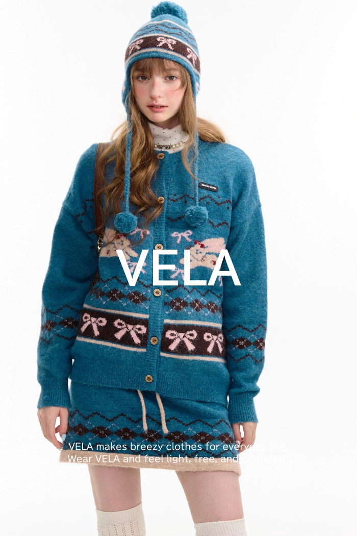 Autumn Vintage Rabbit Cardigan