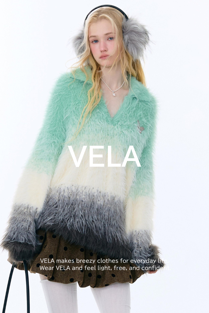 Retro Gradient V-Neck Sweater