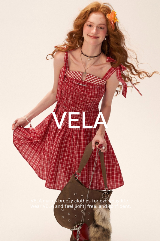 French Striped Bow Sundress