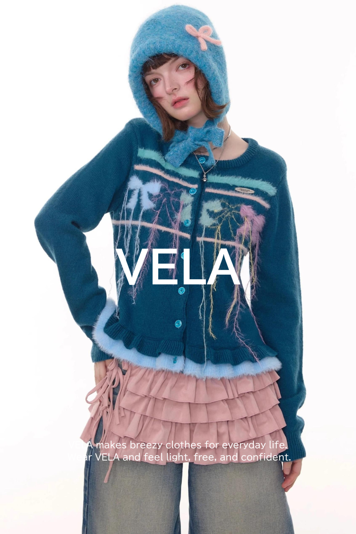 Autumn Silk Bow Cardigan