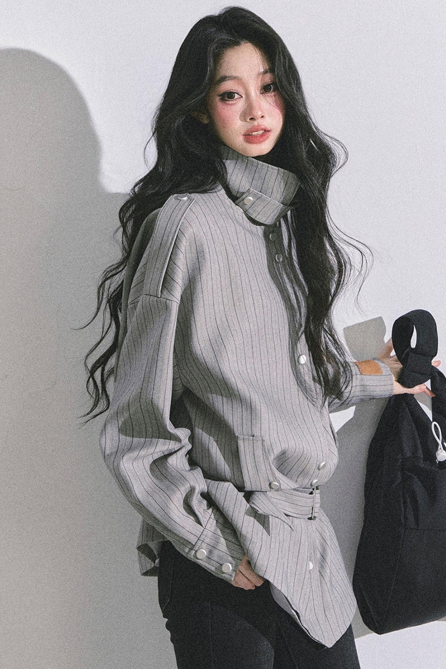 Autumn Striped Slimming Jacket