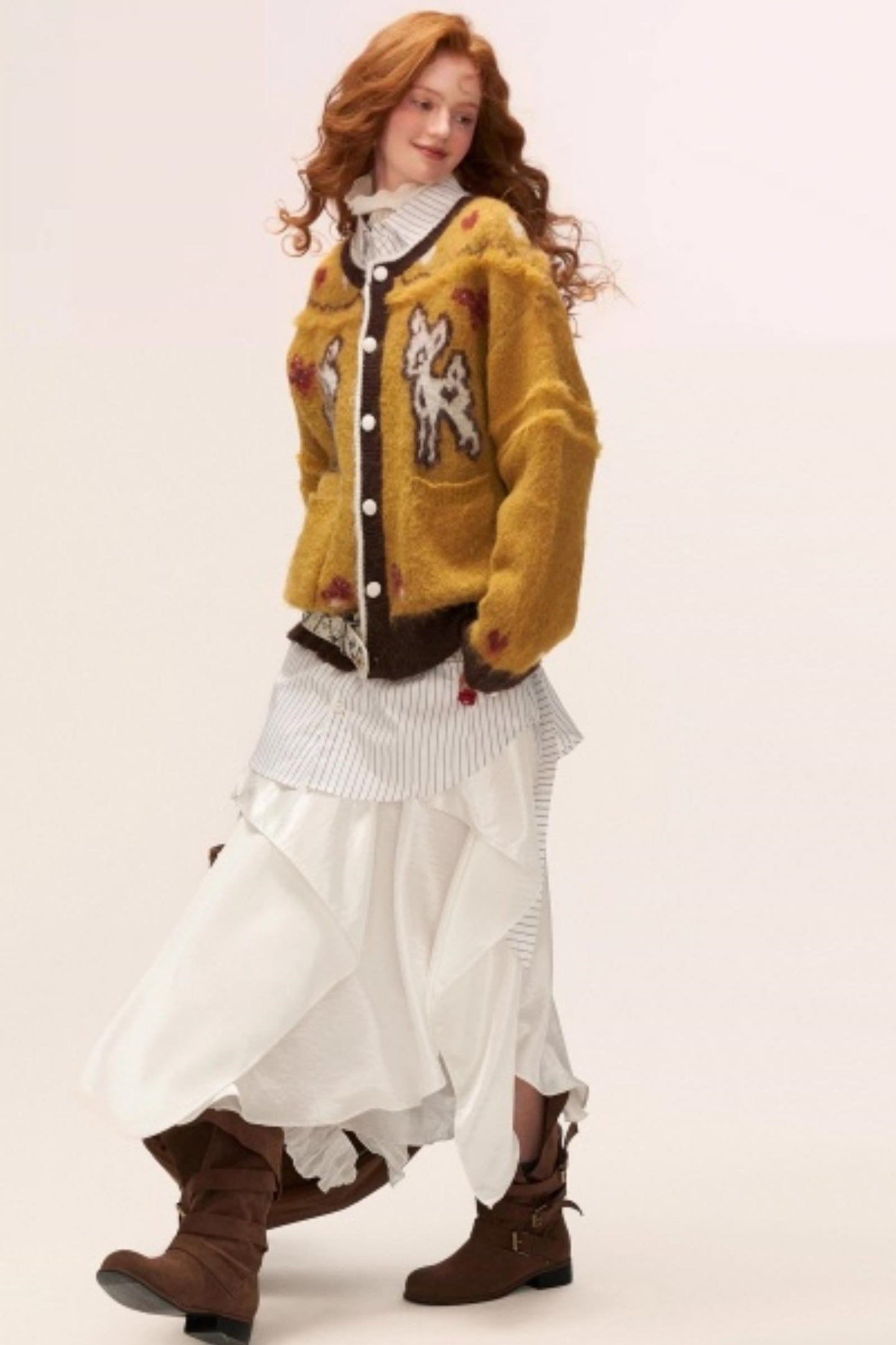 Cute Butterfly Fawn Cardigan