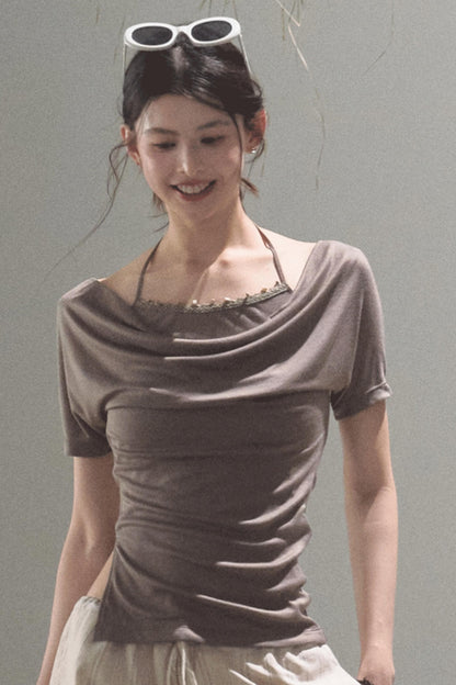 Desert One-Shoulder Top